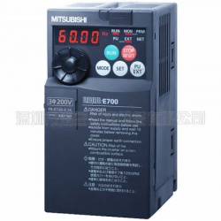 三菱變頻器FR-E720-0.1K日本原裝，電源三相220V,