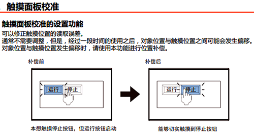 三菱觸摸屏校準(zhǔn)